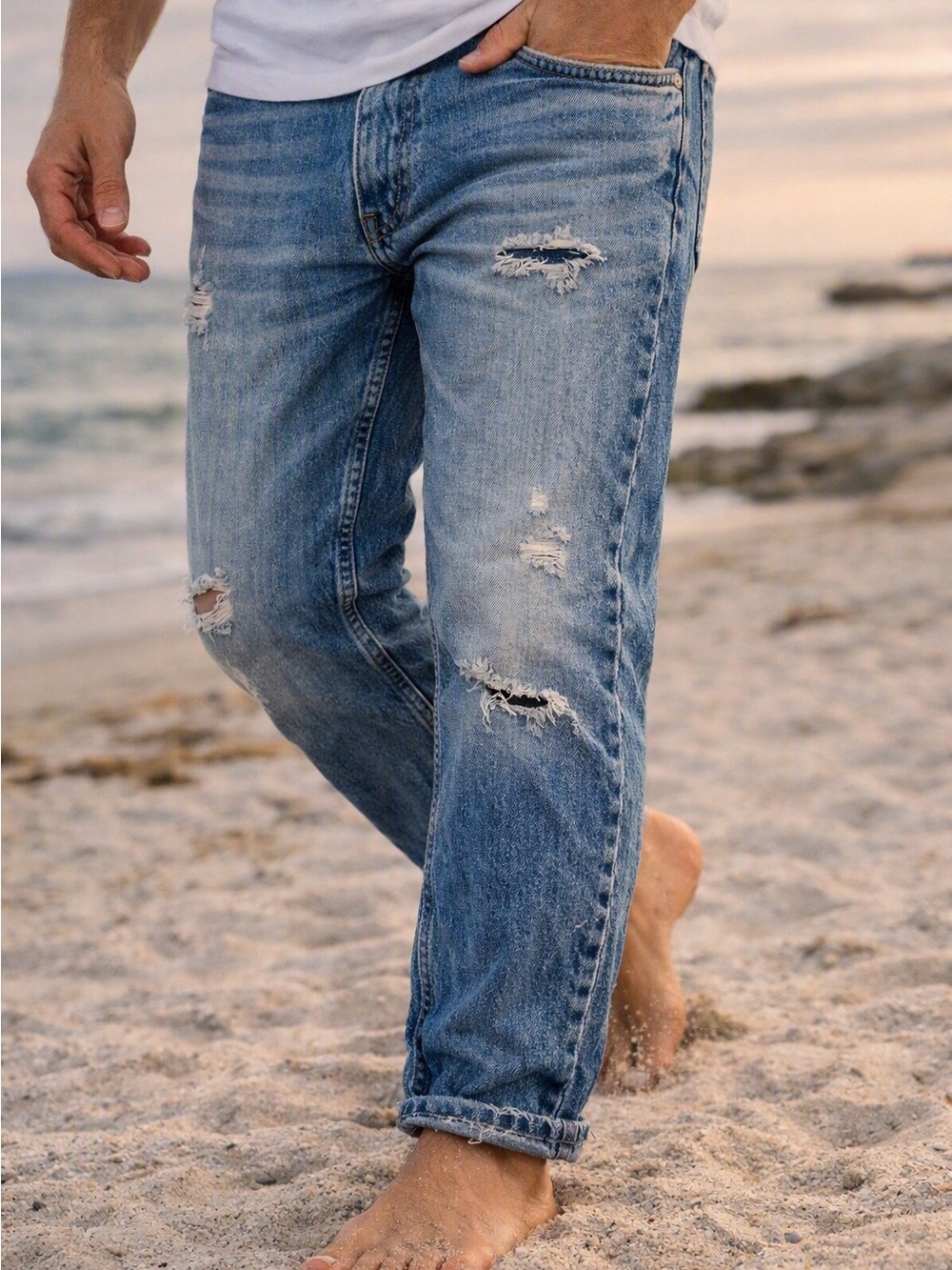 Sonoma Vintage Distressed Denim Jeans Size 36 x 32